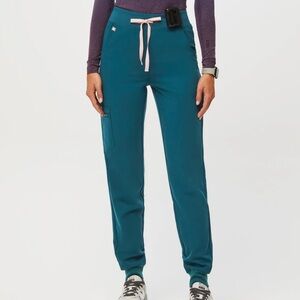 FIGS Caribbean Blue technical collection jogger pant